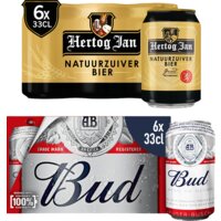 Een afbeelding van Hertog Jan & Bud bier pakket