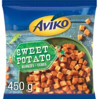 Zoete sweet potato cubes