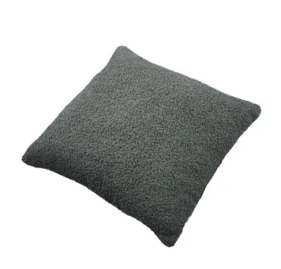 pdp-image-S&A Kussen boucle 40x40cm groen