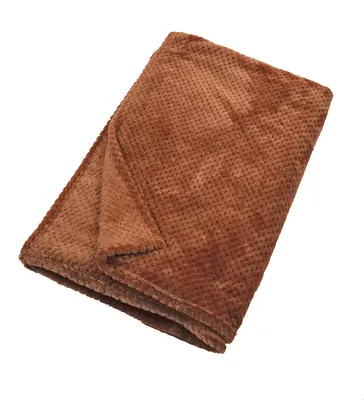 pdp-image-S&A Plaid jaquard flannel honeycomb adobe
