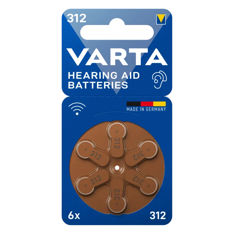 Varta Hearing aid batteries 312