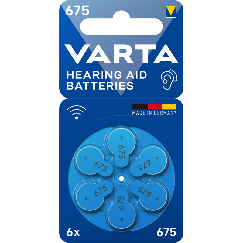 Een afbeelding van Varta Hearing aid batteries 675