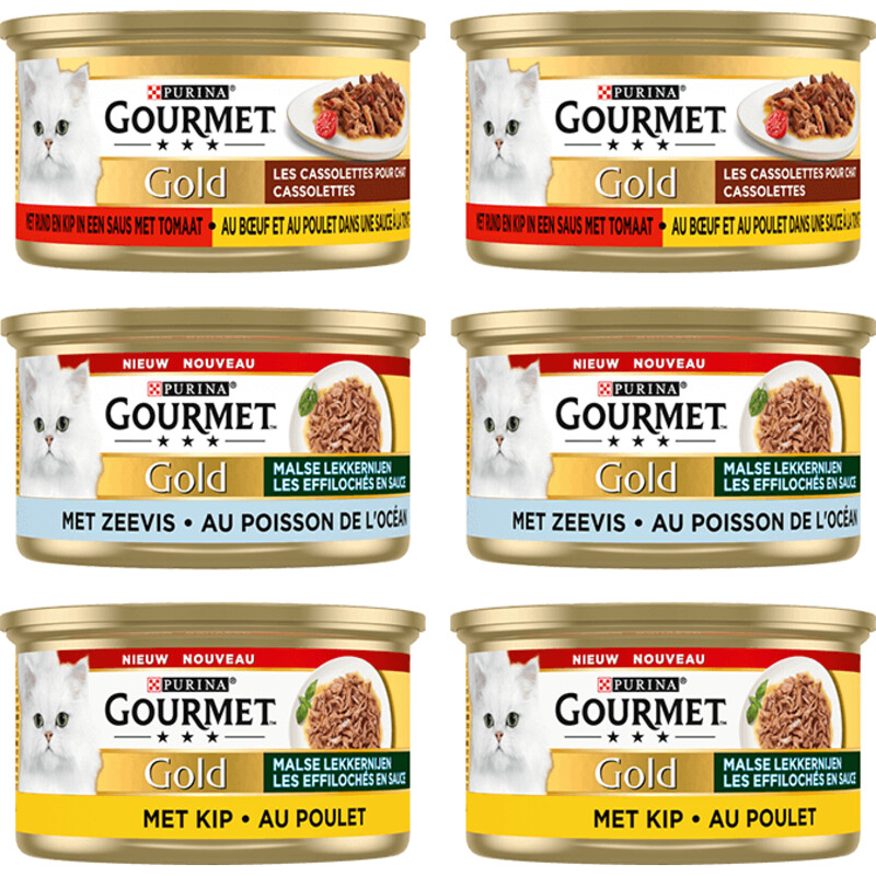 Een afbeelding van Gourmet Gold mixed voordeelpakket