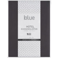Een afbeelding van Blue Kussensloop hotel antraciet 60x70cm