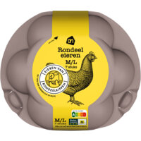 Afbeelding van Rondeel eieren M L