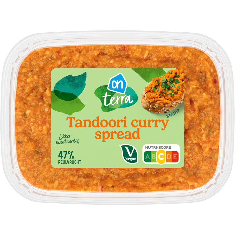 Een afbeelding van AH Terra Tandoori curry spread