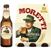 Een afbeelding van Birra Moretti L'autentica bier 6-pack