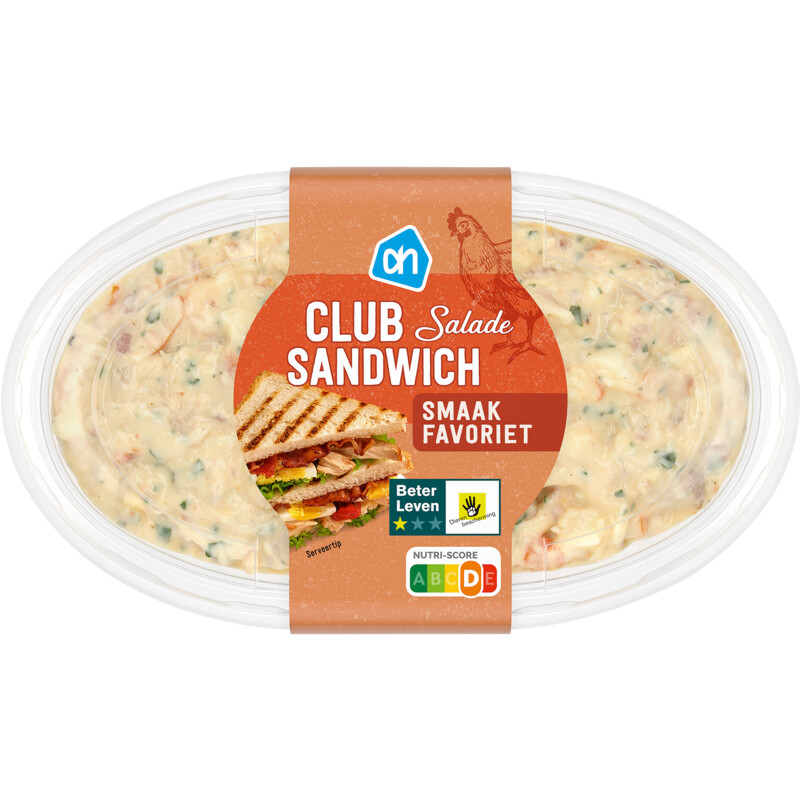 Een afbeelding van AH Club sandwich salade