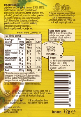 pdp-image-Maggi Rundvlees bouillon minder zout