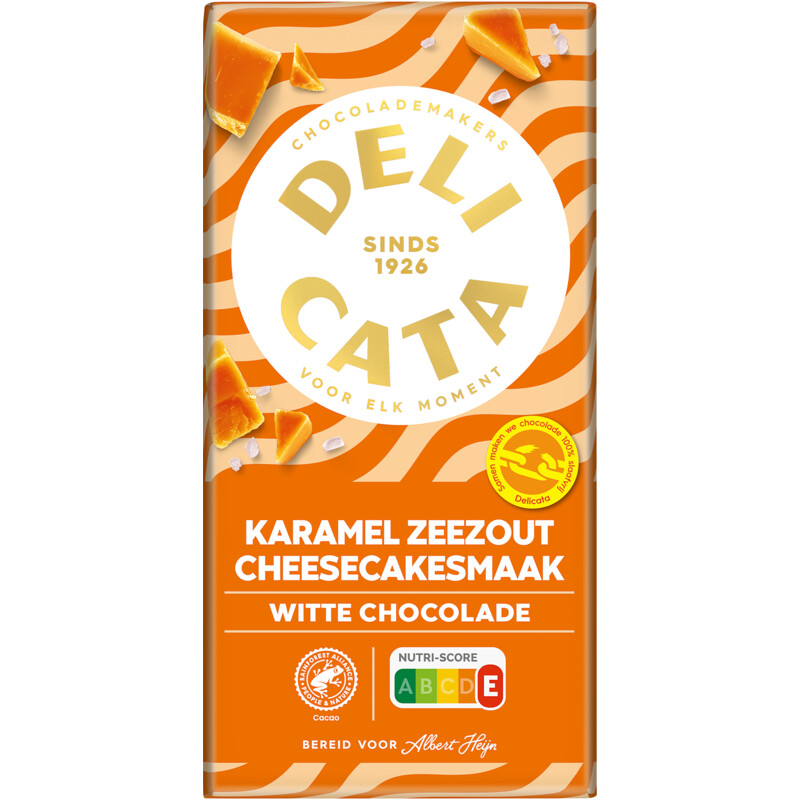 Karamel zeezout cheesecakesmaak witte chocolade - 5406