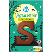 Vegan letter hazelnoot