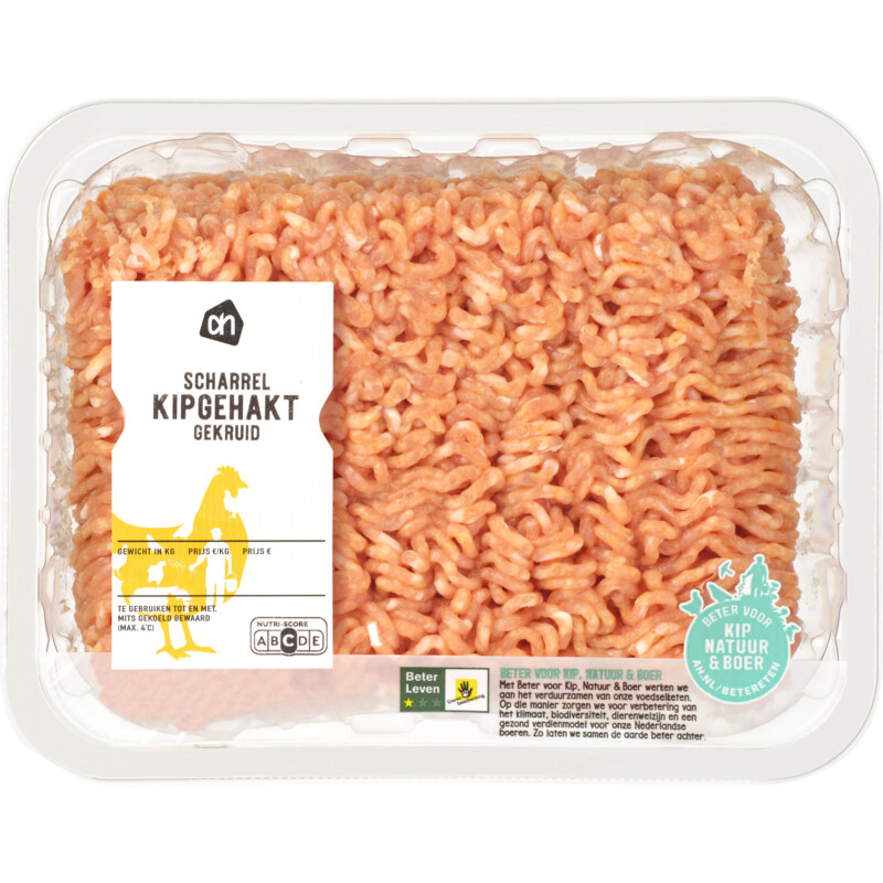 Een afbeelding van AH Scharrel kipgehakt gekruid bel
