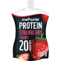 Een afbeelding van Melkunie Protein aardbei yoghurt