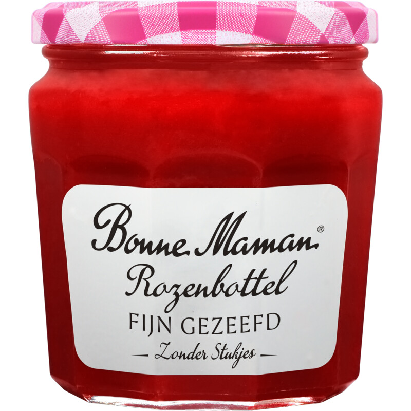 Een afbeelding van Bonne Maman Rozenbottel fijn gezeefd