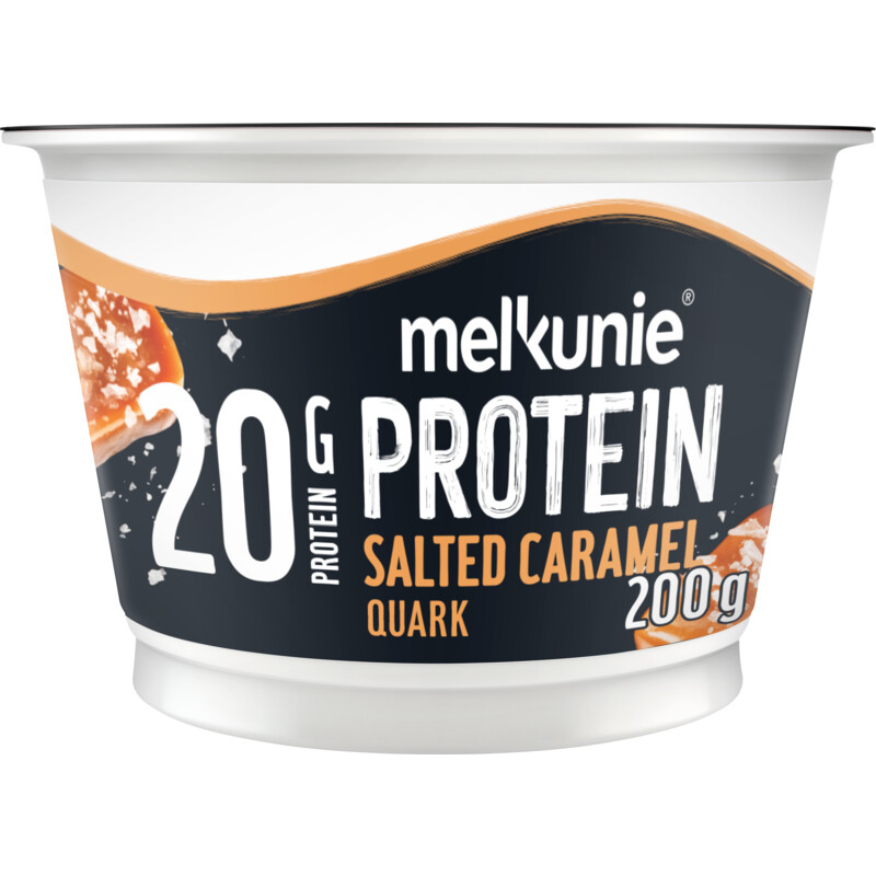 Een afbeelding van Melkunie Protein salted caramel kwark