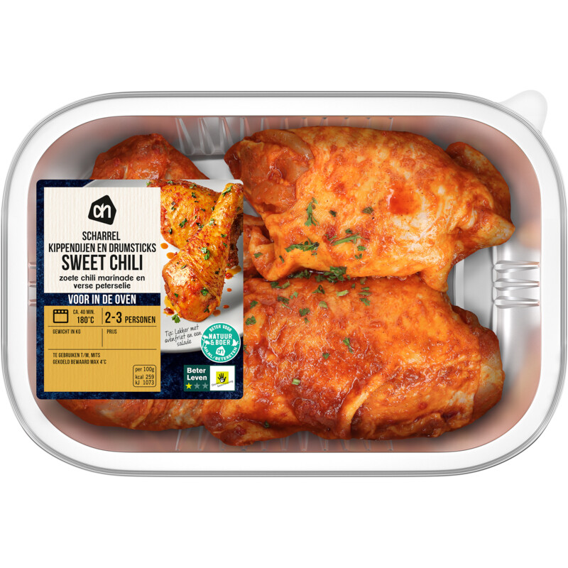 Een afbeelding van AH Voor in de oven scharrel kip sweet chili