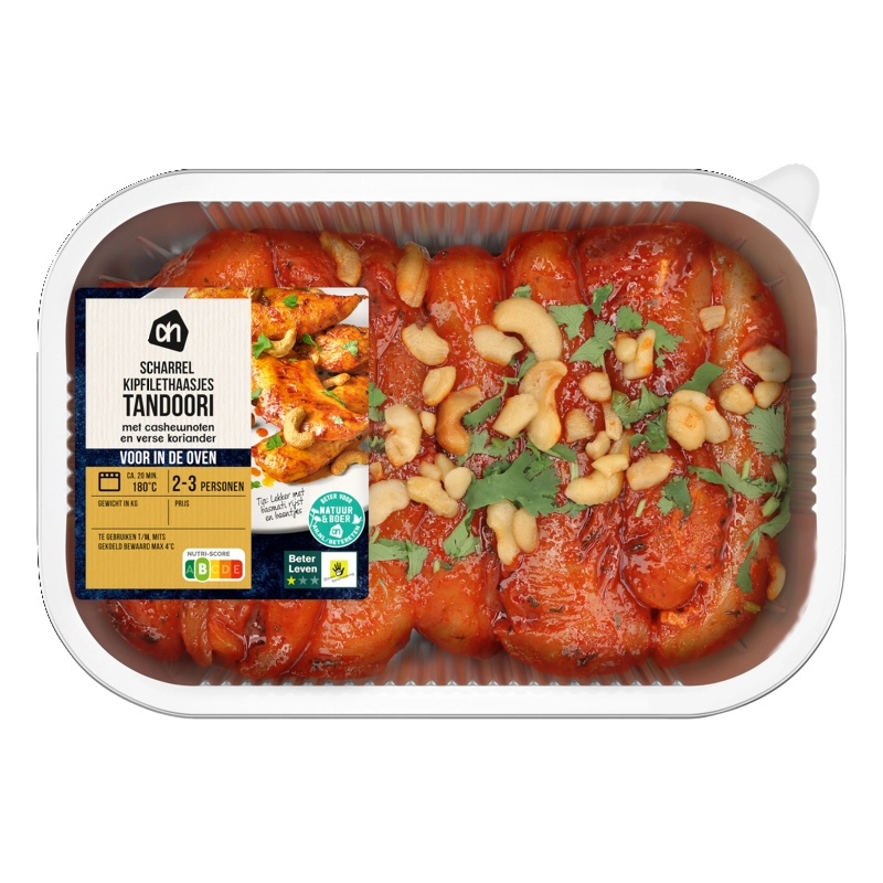 AH Ovenschotel scharrel kiphaasjes tandoori