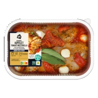 AH Ovenschotel kipfilet tomaat mozzarella