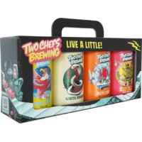 Een afbeelding van Two Chefs Brewing Geschenkverpakking 4-pack