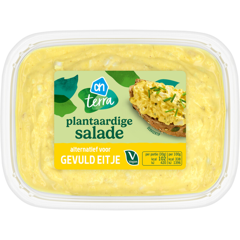 Een afbeelding van AH Terra Plantaardige salade gevuld eitje
