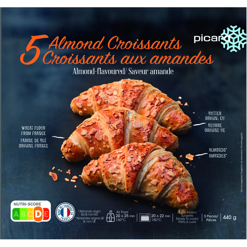 Een afbeelding van Picard Almond croissants