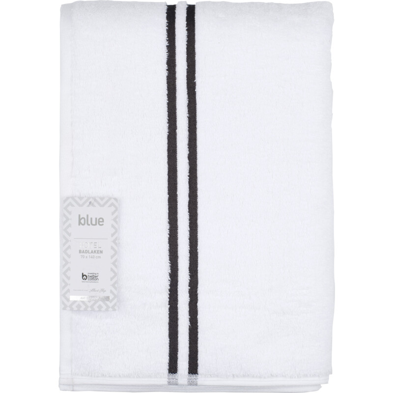 Een afbeelding van Blue Douchelaken hotel wit 70x140cm