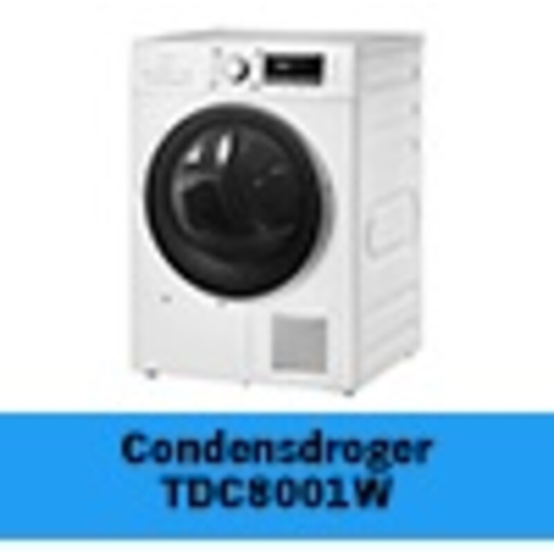 Een afbeelding van Tomado TDC8001W condensdroger 8kg