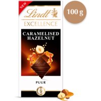 Een afbeelding van Lindt Excellence karamel hazelnoot puur