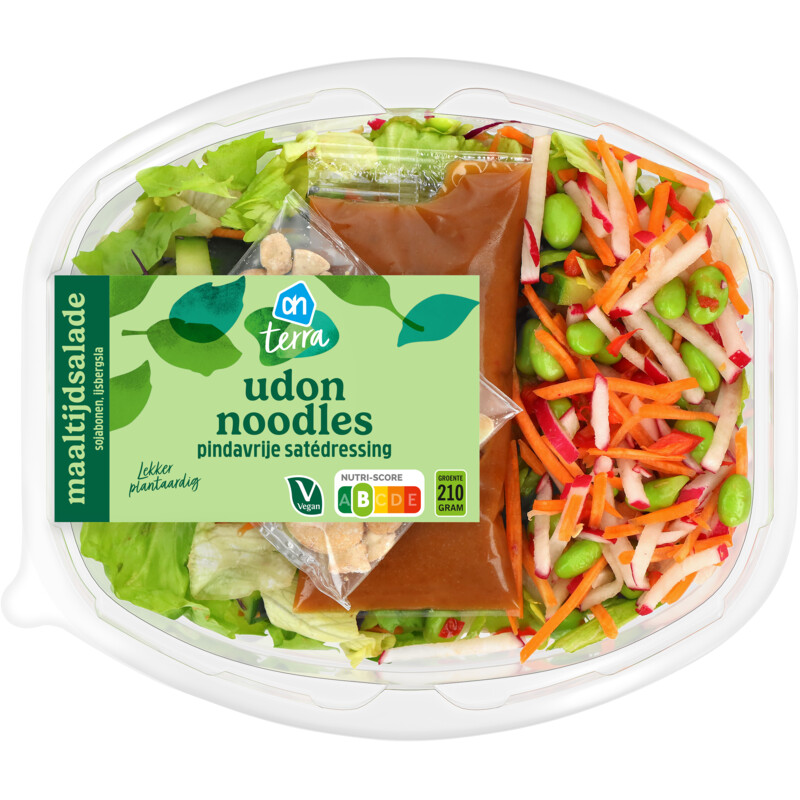 Een afbeelding van AH Terra Plantaardige maaltijdsalade udon noodles