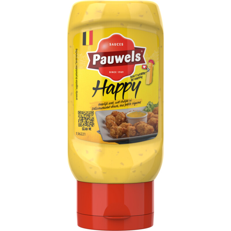 Een afbeelding van Pauwels Happy saus bel