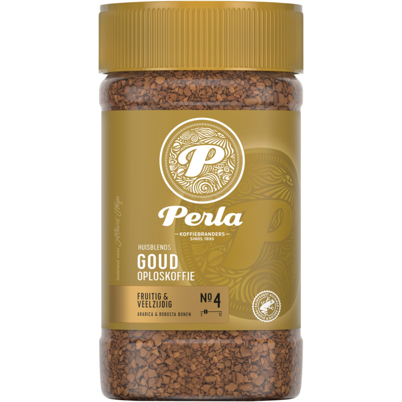 Een afbeelding van Perla Huisblends Goud oploskoffie