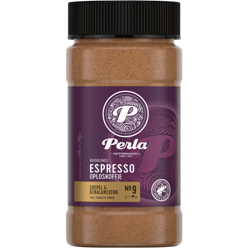 Een afbeelding van Perla Huisblends Espresso oploskoffie