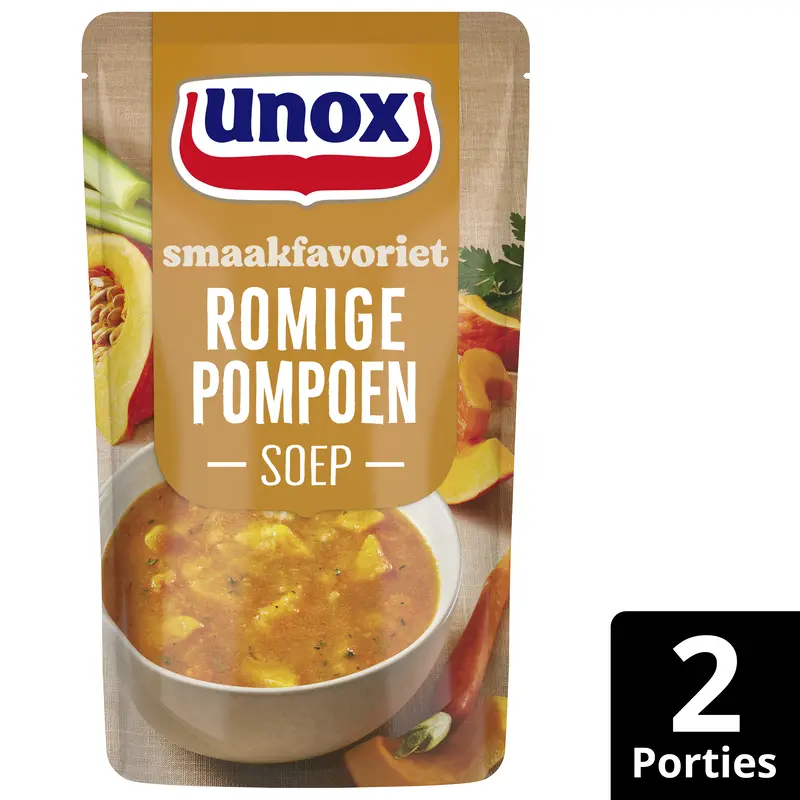 Unox Romige pompoensoep