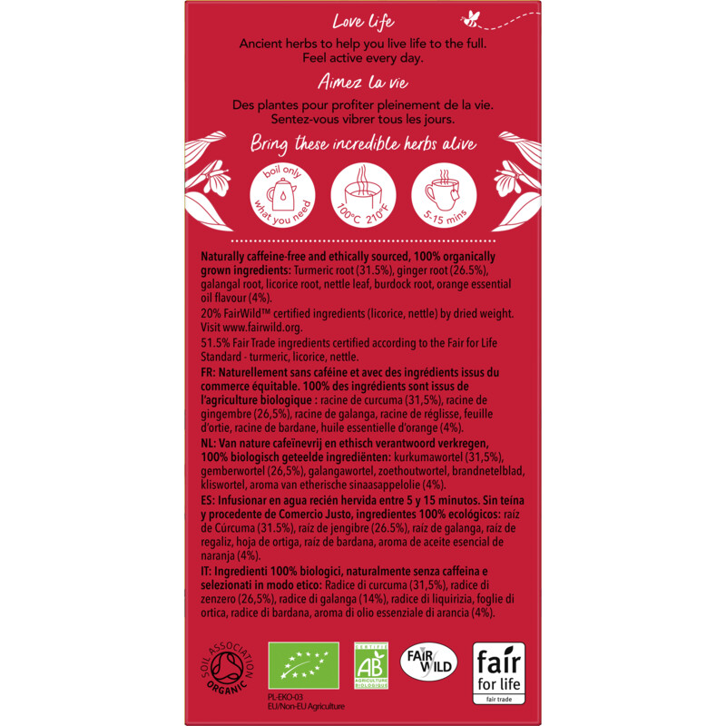 Een afbeelding van Pukka Tumeric active