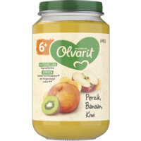 Een afbeelding van Olvarit 6+ mnd perzik banaan kiwi