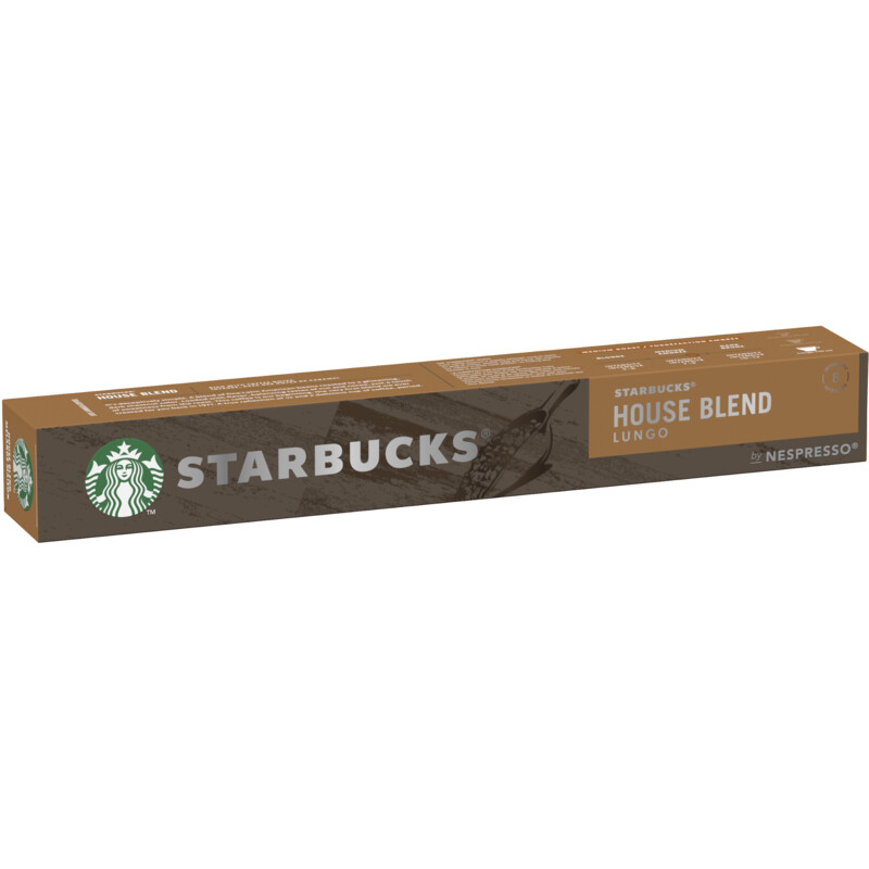 Een afbeelding van Starbucks Nespresso house blend lungo capsules