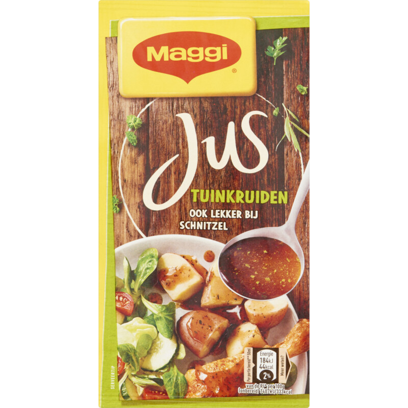 Een afbeelding van Maggi Jus tuinkruiden
