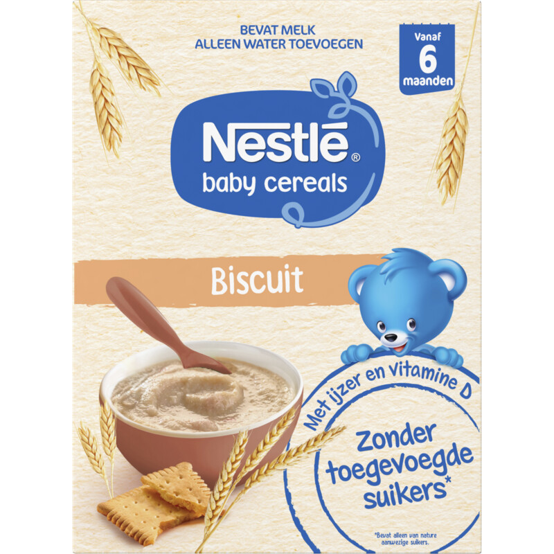 Een afbeelding van Nestlé Baby cereals biscuit 6+ mnd
