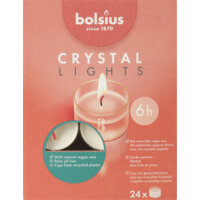 Een afbeelding van Bolsius Waxinelichtjes clear cup 6 branduren