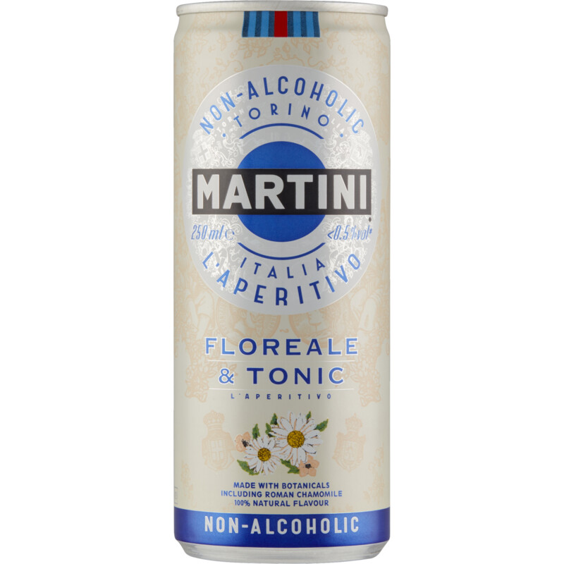 Martini Floreale & tonic nonalcoholic bel reserveren Albert Heijn