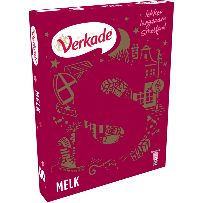 Een afbeelding van Verkade Letter melk