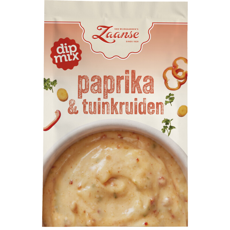 Een afbeelding van Van Wijngaarden's Zaanse paprika & tuinkruiden dipmix