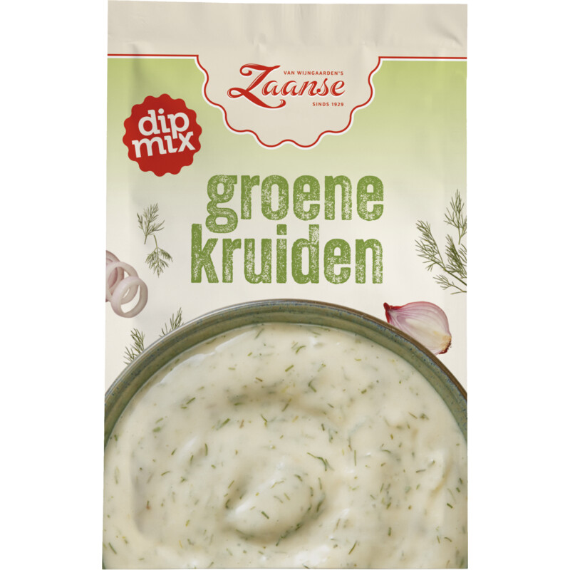 Een afbeelding van Van Wijngaarden's Zaanse groene kruiden dipmix
