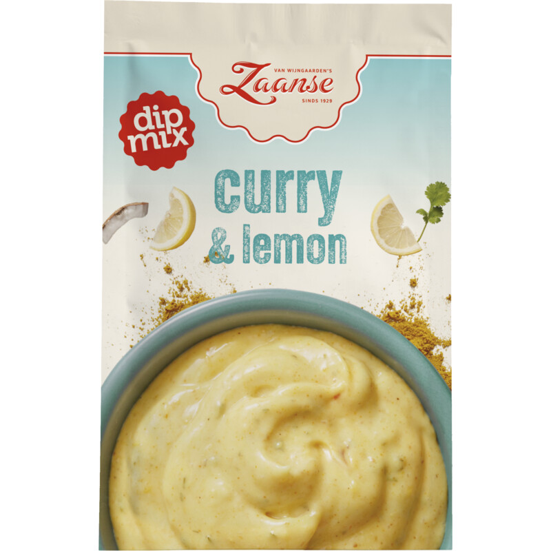 Een afbeelding van Van Wijngaarden's Zaanse curry & lemon dipmix