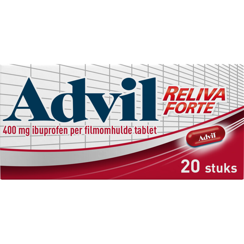 Een afbeelding van Advil Reliva forte 400mg ibuprofen tablet