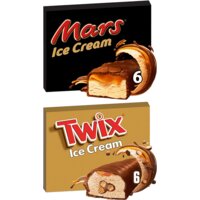 Een afbeelding van Mars & Twix ijsjes voordeelpakket