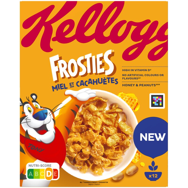 Een afbeelding van Kellogg's Frosties honey & peanuts