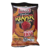 Herr's Carolina reaper scorcin hot cheese curls