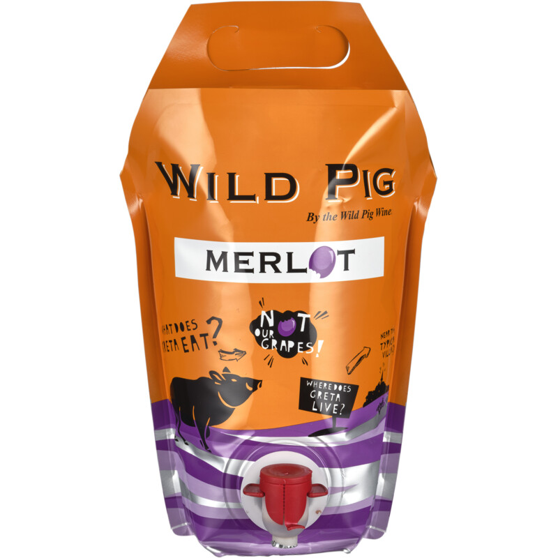 Een afbeelding van Wild Pig Merlot wijntap