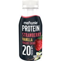 Een afbeelding van Melkunie Protein strawberry&vanilla yoghurt drink